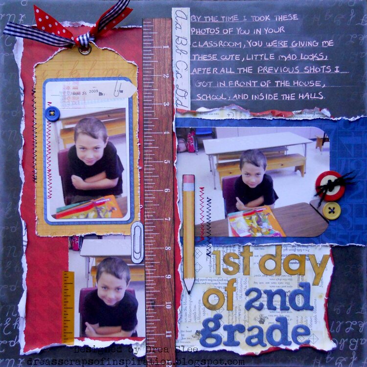 1st day of 2nd grade ~ FotoBella DT