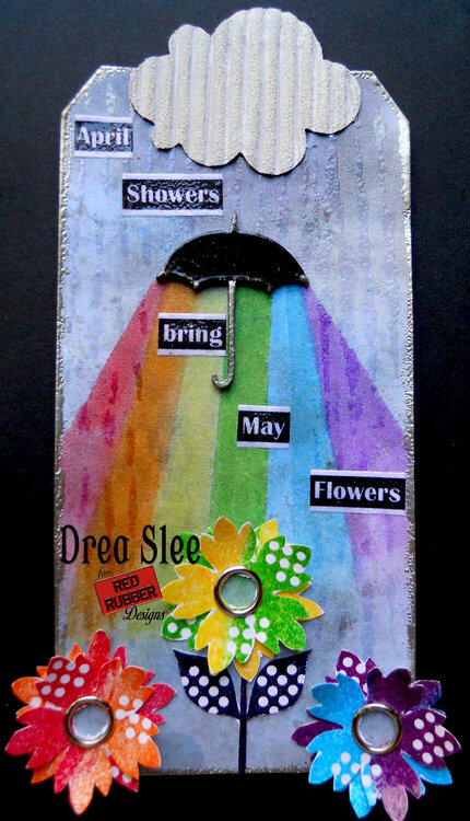 April Showers Tag ~ Red Rubber Designs DT