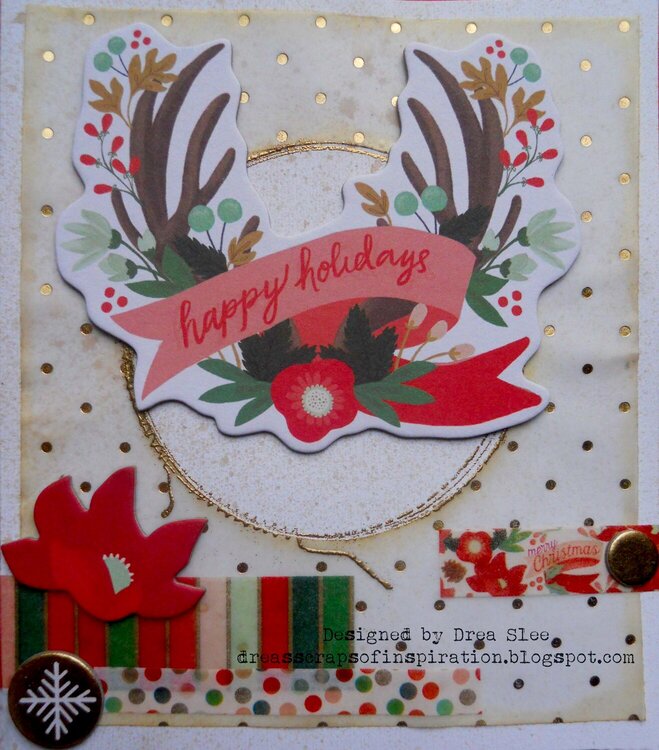 Happy Holidays MME Card ~ FotoBella DT