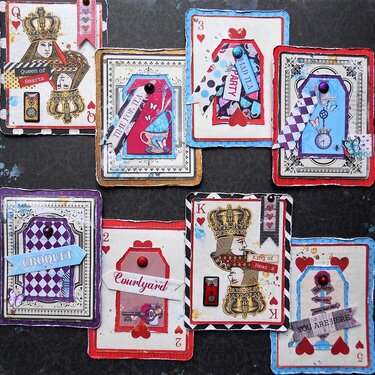 Bo Bunny (Land of Wonder) ATC&#039;s