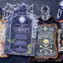 Halloween Bottle Tags