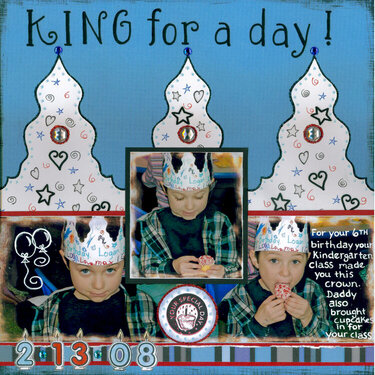 King for a day!