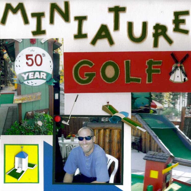 Miniature Golf Party (Left)