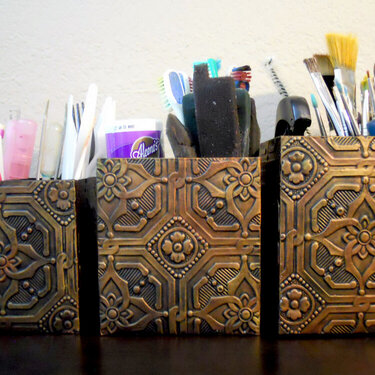 Recycled Copper Containers ~ FotoBella DT