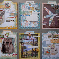 Simple Vintage Traveler ATC's ~ FotoBella DT