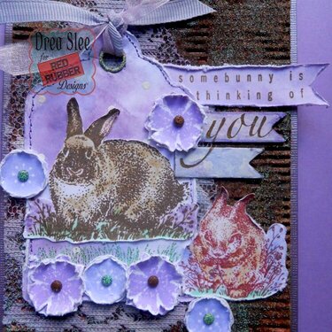 Somebunny&#039;s Thinking Card ~ Red Rubber Designs DT