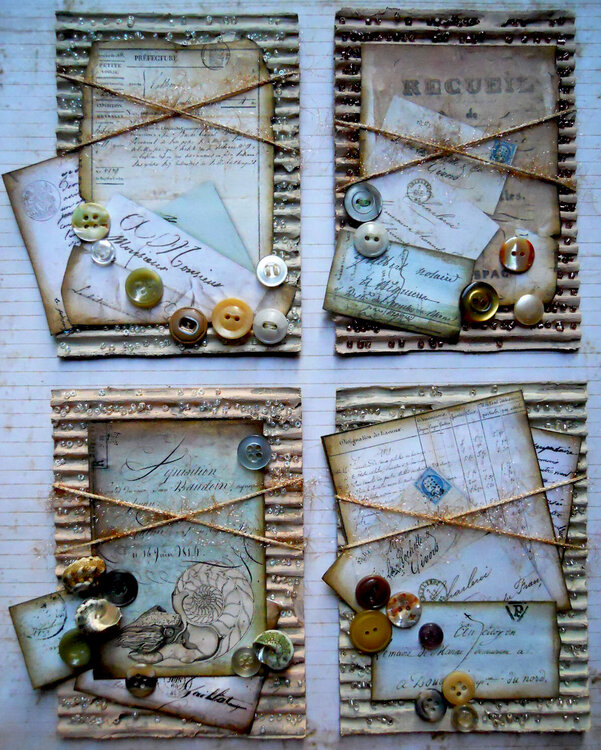 Stamperia Around the World ATC Set ~ FotoBella DT