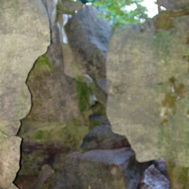 face in the rocks