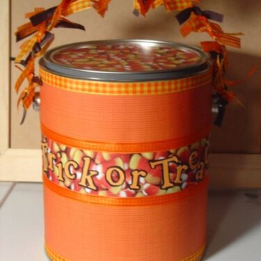 Altered Paint Cans for Halloween