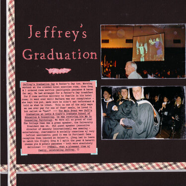 Jeff&#039;s Graduation (left side)
