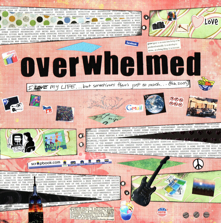 Overwhelmed (SHCG &quot;One Word&quot; Challenge)