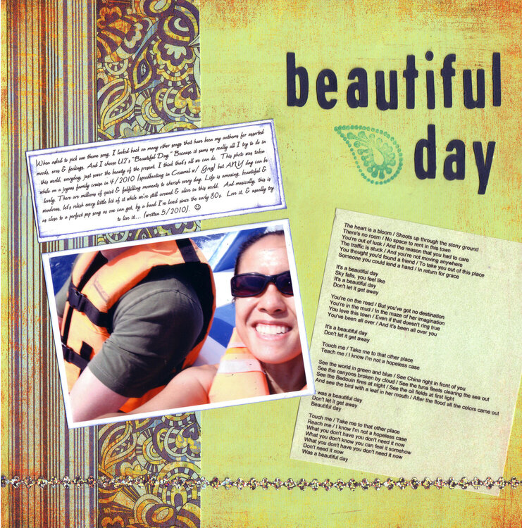 Beautiful Day - SHCG &quot;Your Theme Song&quot; Challenge