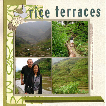 Rice Terraces: A Feast for the Senses (left side) - SHCG &quot;Grocery List: All Tied Up&quot; Challenge