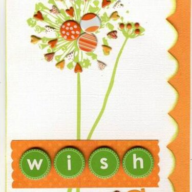 **Queen &amp; Co. CHA Reveal**  Wish Big card