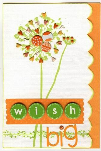 **Queen &amp; Co. CHA Reveal**  Wish Big card