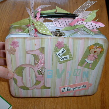 Altered Lunch pail for Devynn
