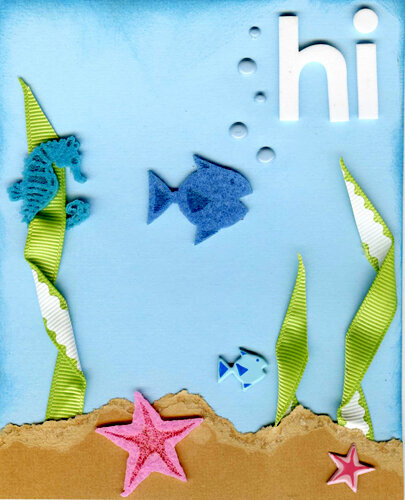 Fish Card **Queen &amp; Co.** 2009 Sneak Peek