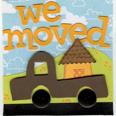 We Moved Card