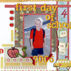 First  Day of school 2006