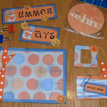 Summer page kit