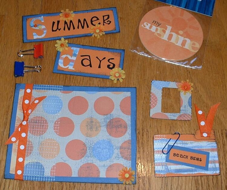 Summer page kit