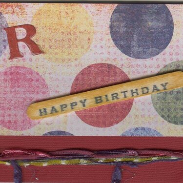 Rachael Birthday card 2005