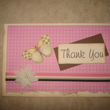 Thank you card