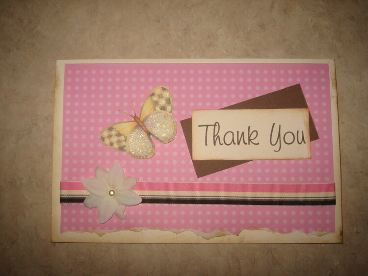 Thank you card