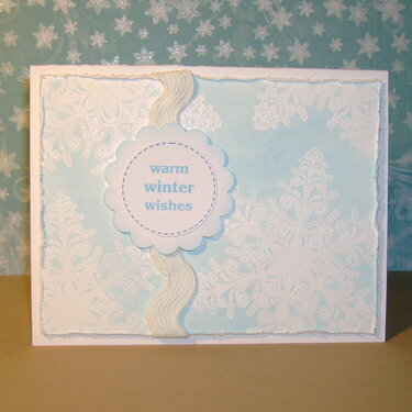 warm winter wishes card