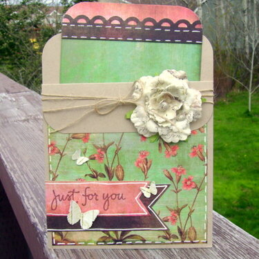 just for you - pocket card-