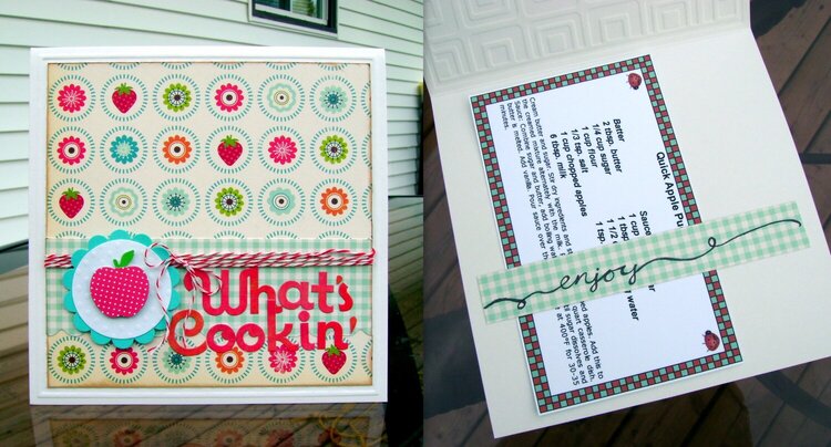 what&#039;s cookin&#039; recipe card