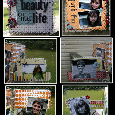the beauty in my life~hybrid acrylic album 1st set of pgs