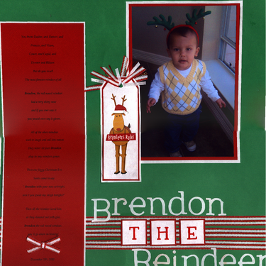 Brendon The Reinder