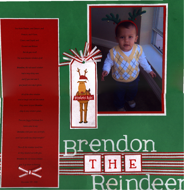 Brendon The Reinder