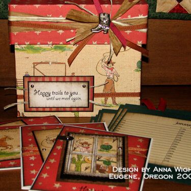 Happy Trails Card Box - Anna Wight