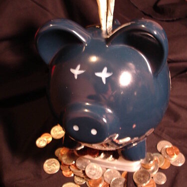 ~*~August photo challenge~*~Piggy Bank~