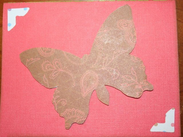 Blank Butterfly Card