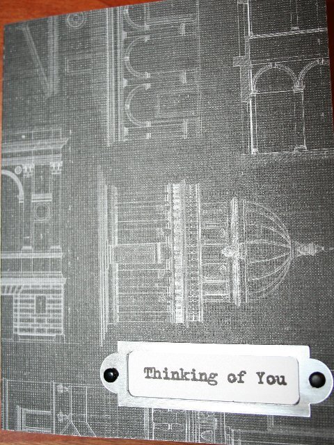 Thinking of You Architectural Card