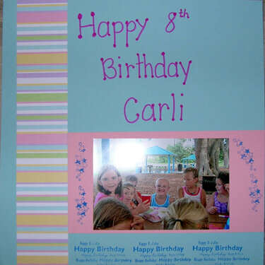 Carli&#039;s 8th Birthday