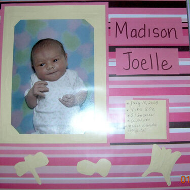 Madison&#039;s baby picture