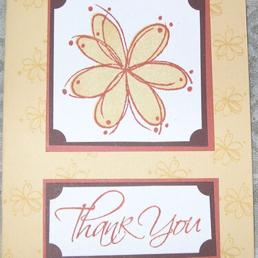 Thank you card