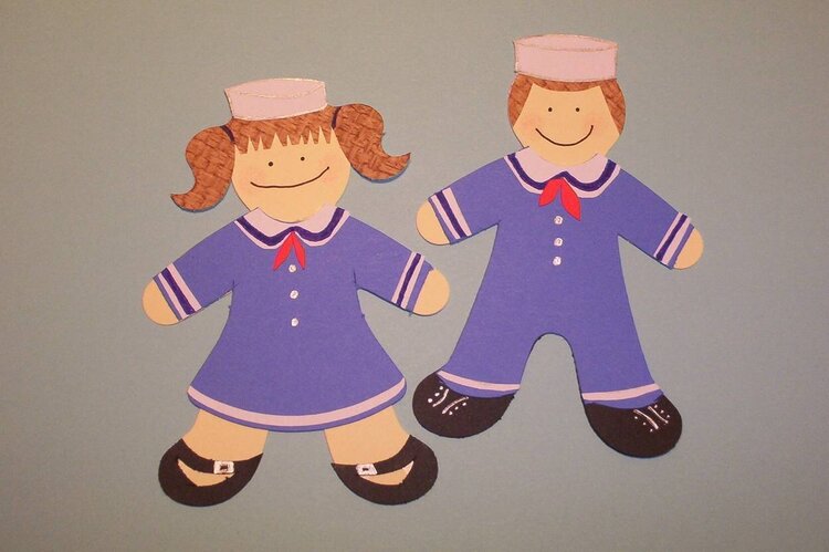 Sailor Paper Dolls