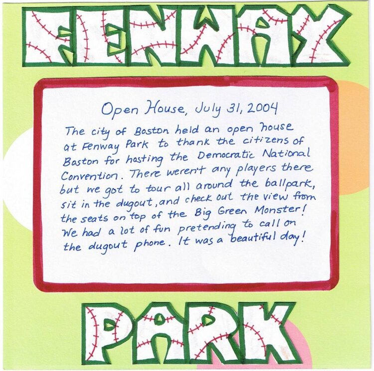 Fenway Park: Mini Album