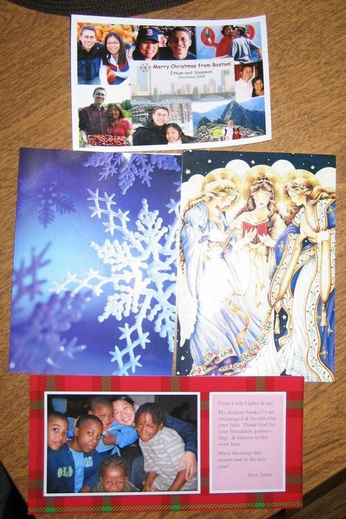 8. Christmas Cards - 2 points