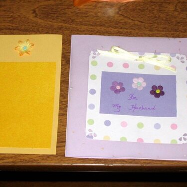 Cards made by a friend @ my scrapping class