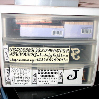 Alpha Stamp Storage - 2007