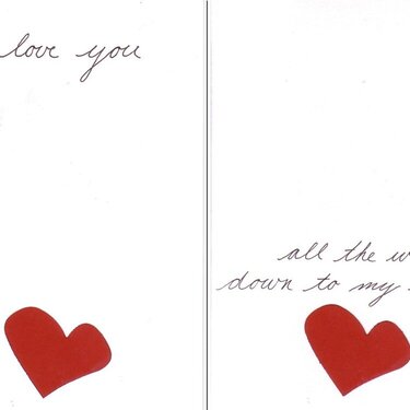 i love you card