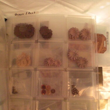 Scraprack Embellishment Storage Page