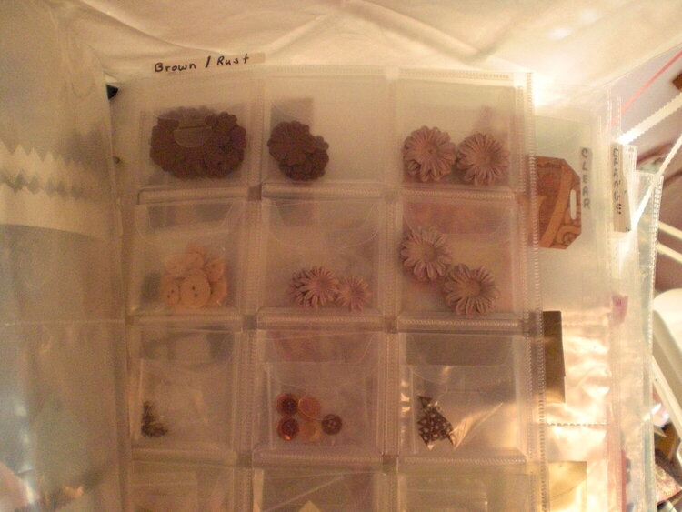 Scraprack Embellishment Storage Page