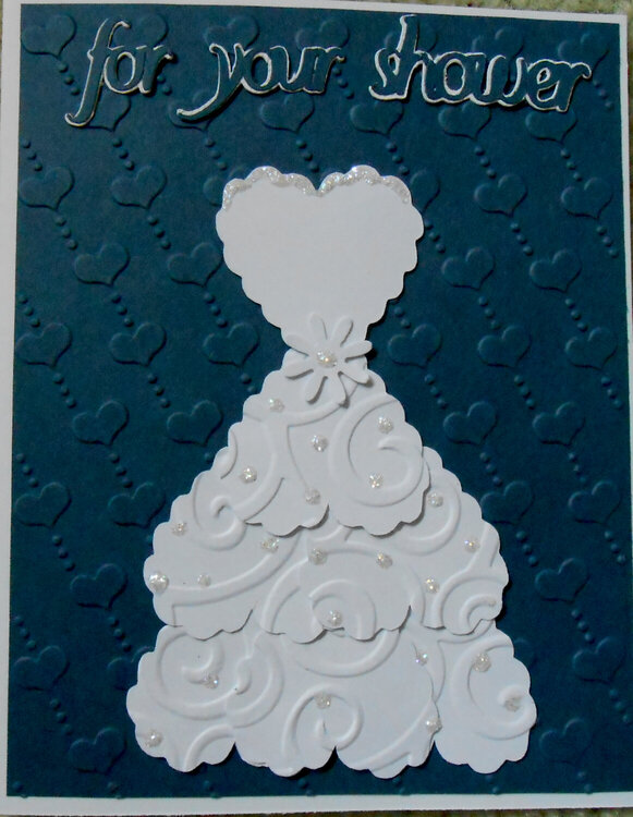Bridal shower card...  I saw idea on Pinterest